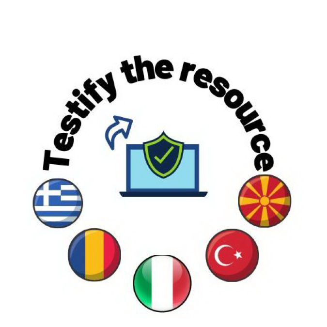 Erasmus+2022-2023 «Testify the resource before sharing a post»