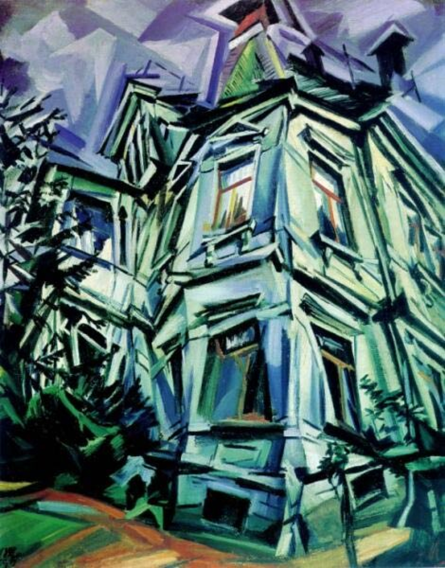 Λούντβιγκ Μάιντνερ (Ludwig Meidner 1884-1966- The corner house / Τι συναισθήματα μου προκαλεί ένας πίνακας ζωγραφικής.