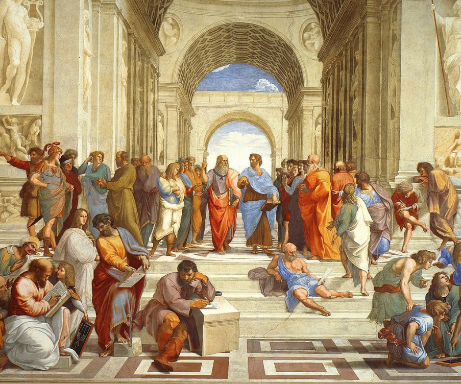Η Σχολή των Αθηνών (1511), νωπογραφία του Ραφαήλ / Σκέψεις πάνω σε έναν πίνακα